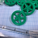 Co2 Dragster Wheels - Hobby Wheels for Miniature Cars and Educational Project Kits using 1/8" Axles - Co2 Dragster Product Line - Activity Based Supplies